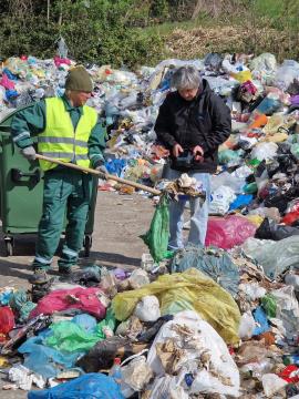 Foto: JPOP, Pregled in meritve odpadkov